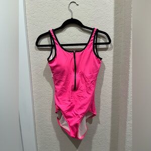 Lime Ricki neon pink swimsuit